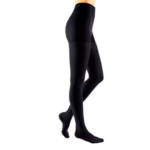 Mediven Comfort Black Pantyhose Closed Toe Compression Stockings 15-20 Size 3